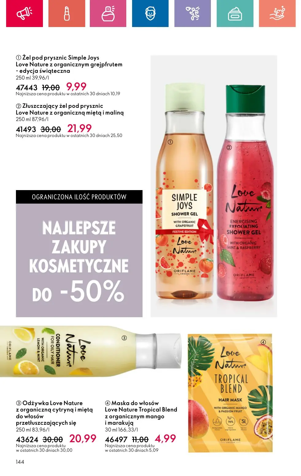 gazetka promocyjna ORIFLAME Razem lepiej - Strona 144