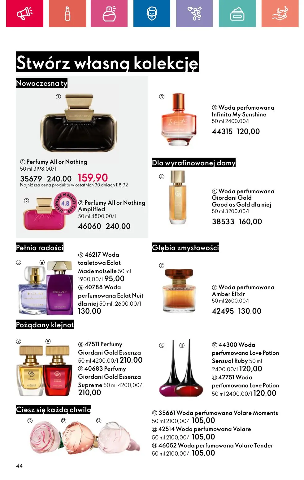 gazetka promocyjna ORIFLAME Razem lepiej - Strona 44