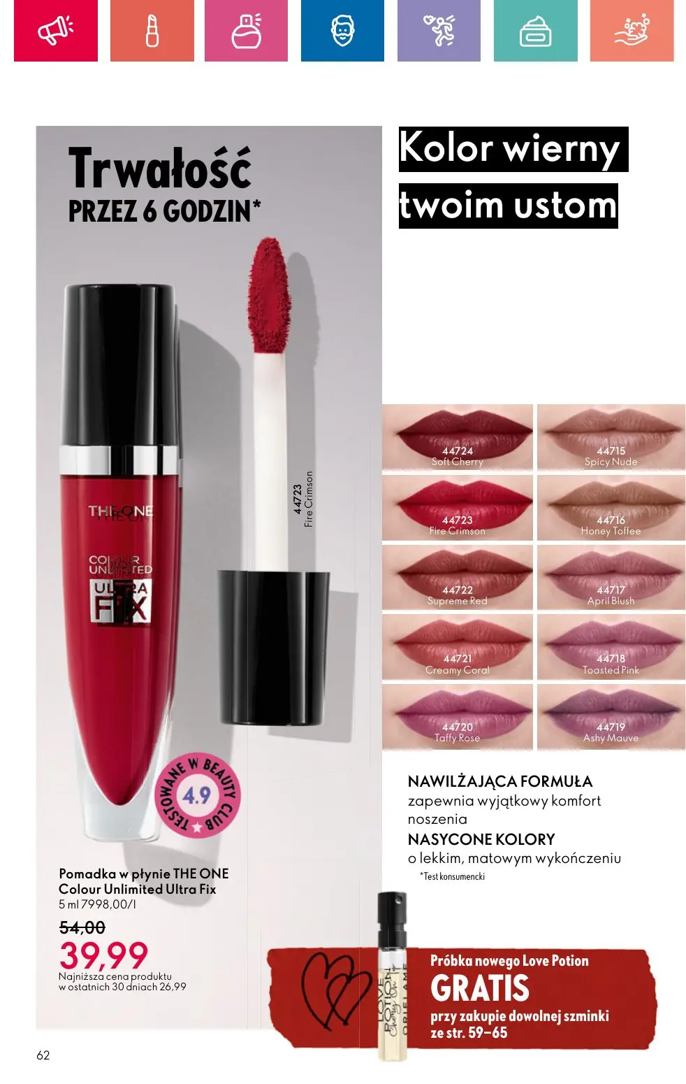 gazetka promocyjna ORIFLAME Razem lepiej - Strona 62