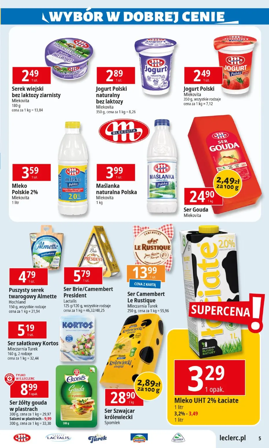 gazetka promocyjna E.Leclerc Wybór w dobrej cenie - oferta rozszerzona - Strona 5