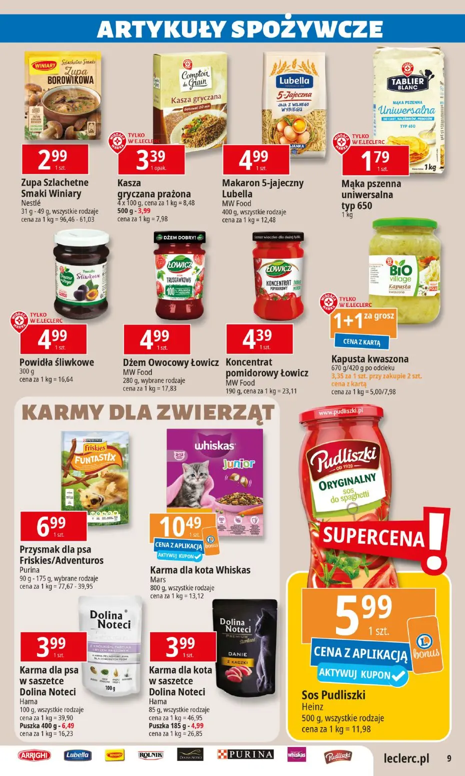 gazetka promocyjna E.Leclerc Wybór w dobrej cenie - oferta rozszerzona - Strona 9