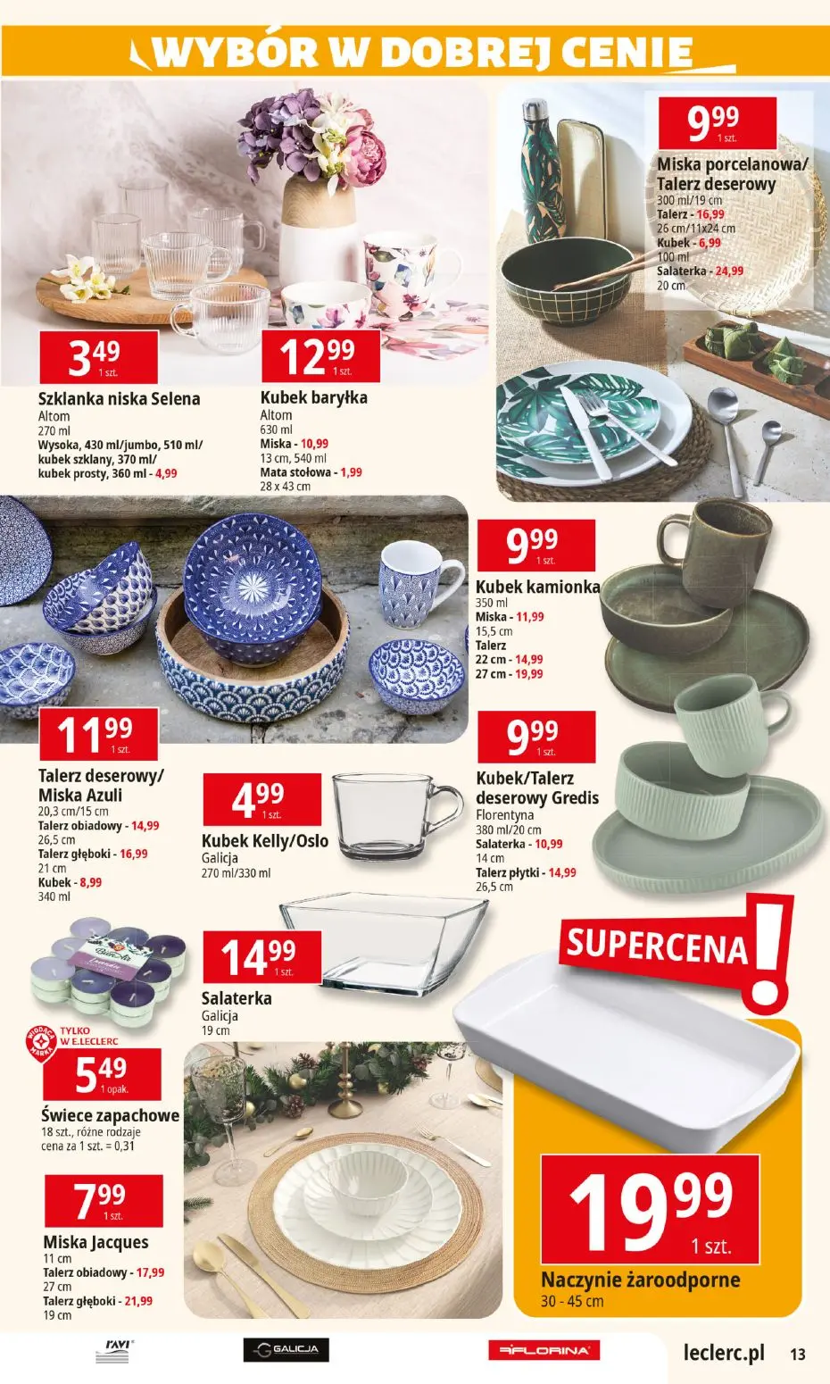 gazetka promocyjna E.Leclerc Wybór w dobrej cenie - oferta rozszerzona - Strona 13