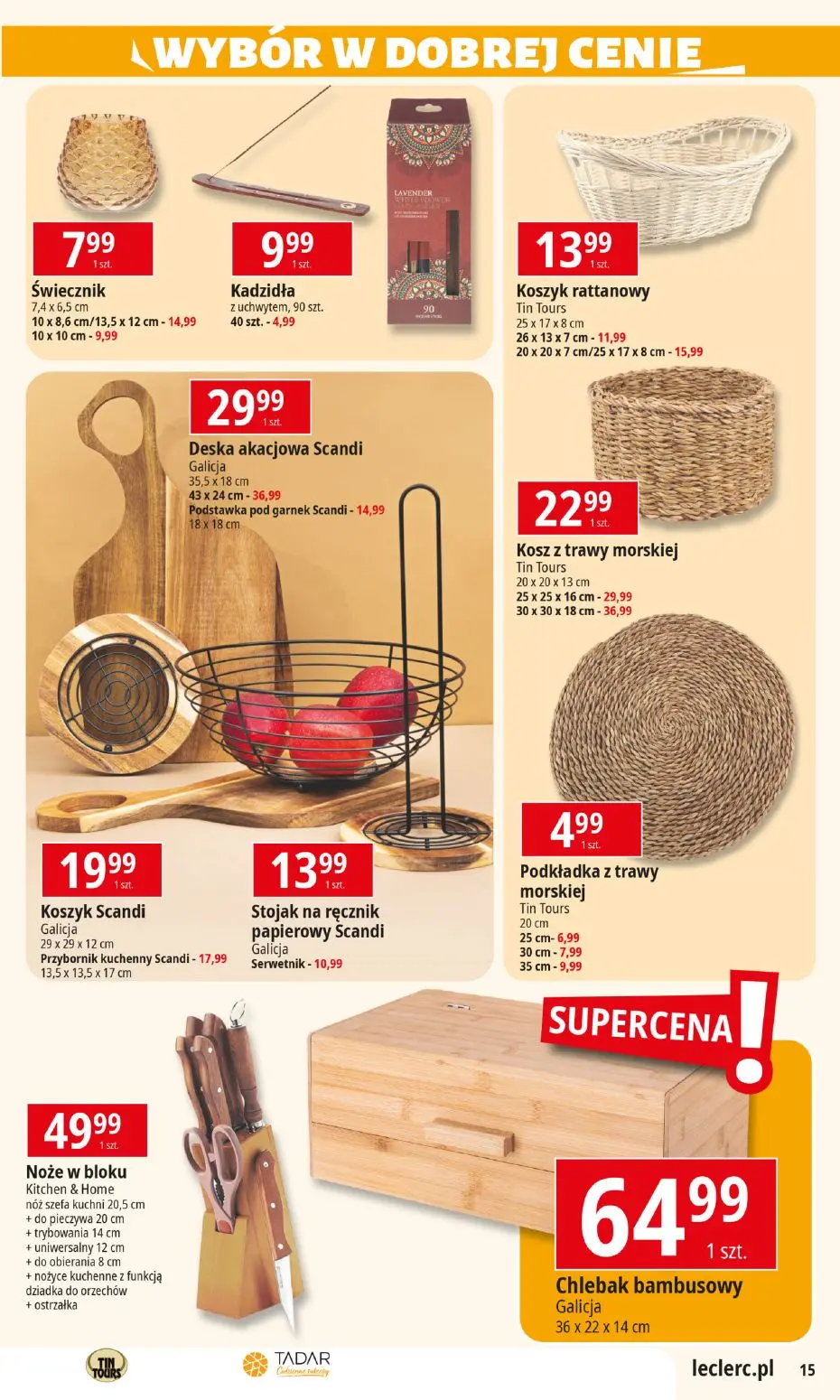 gazetka promocyjna E.Leclerc Wybór w dobrej cenie - oferta rozszerzona - Strona 15