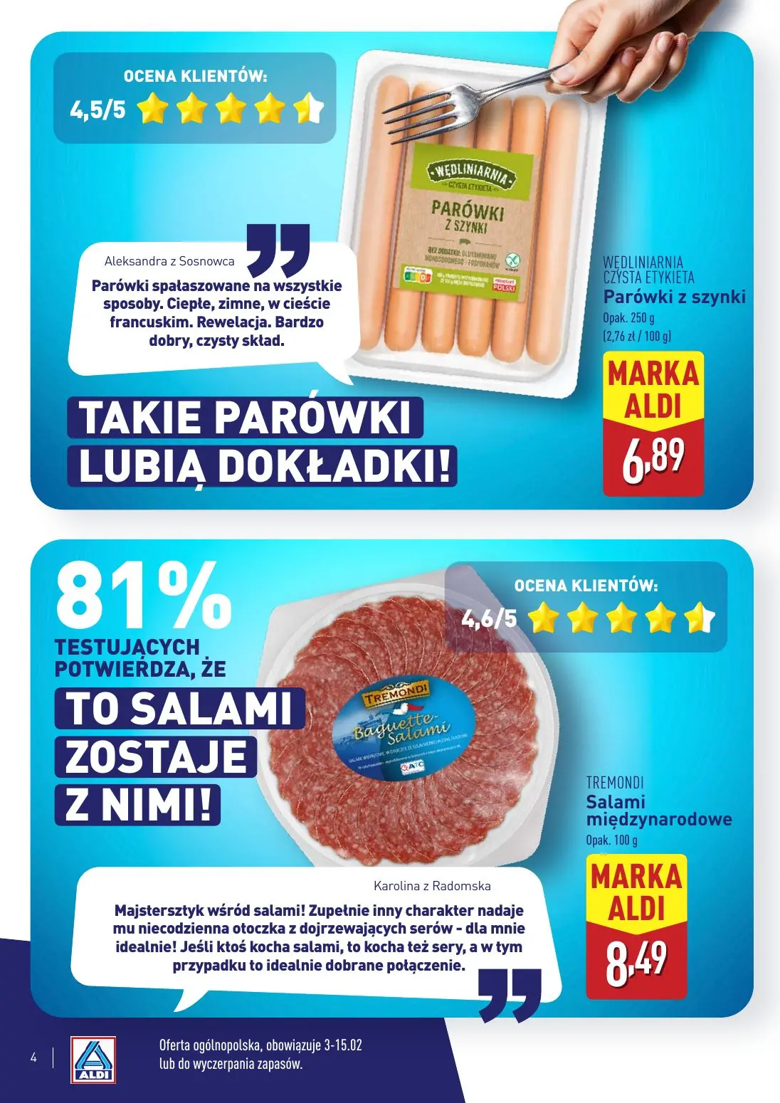 gazetka promocyjna ALDI Katalog marek własnych - Strona 4