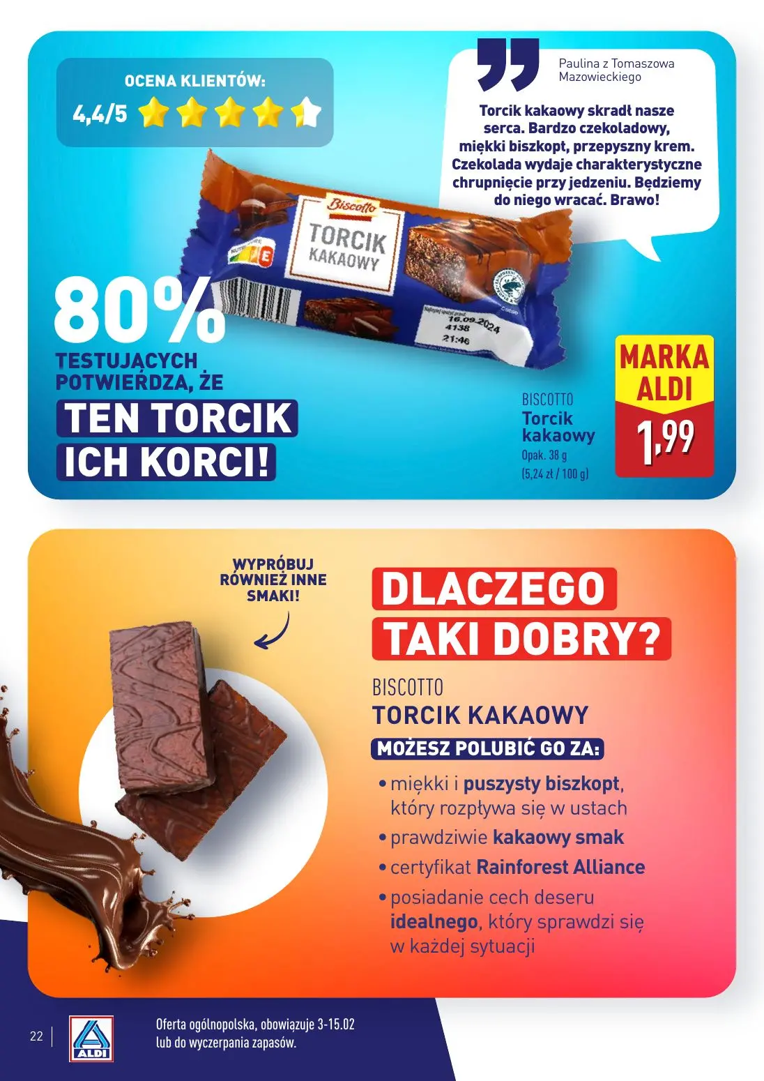 gazetka promocyjna ALDI Katalog marek własnych - Strona 22