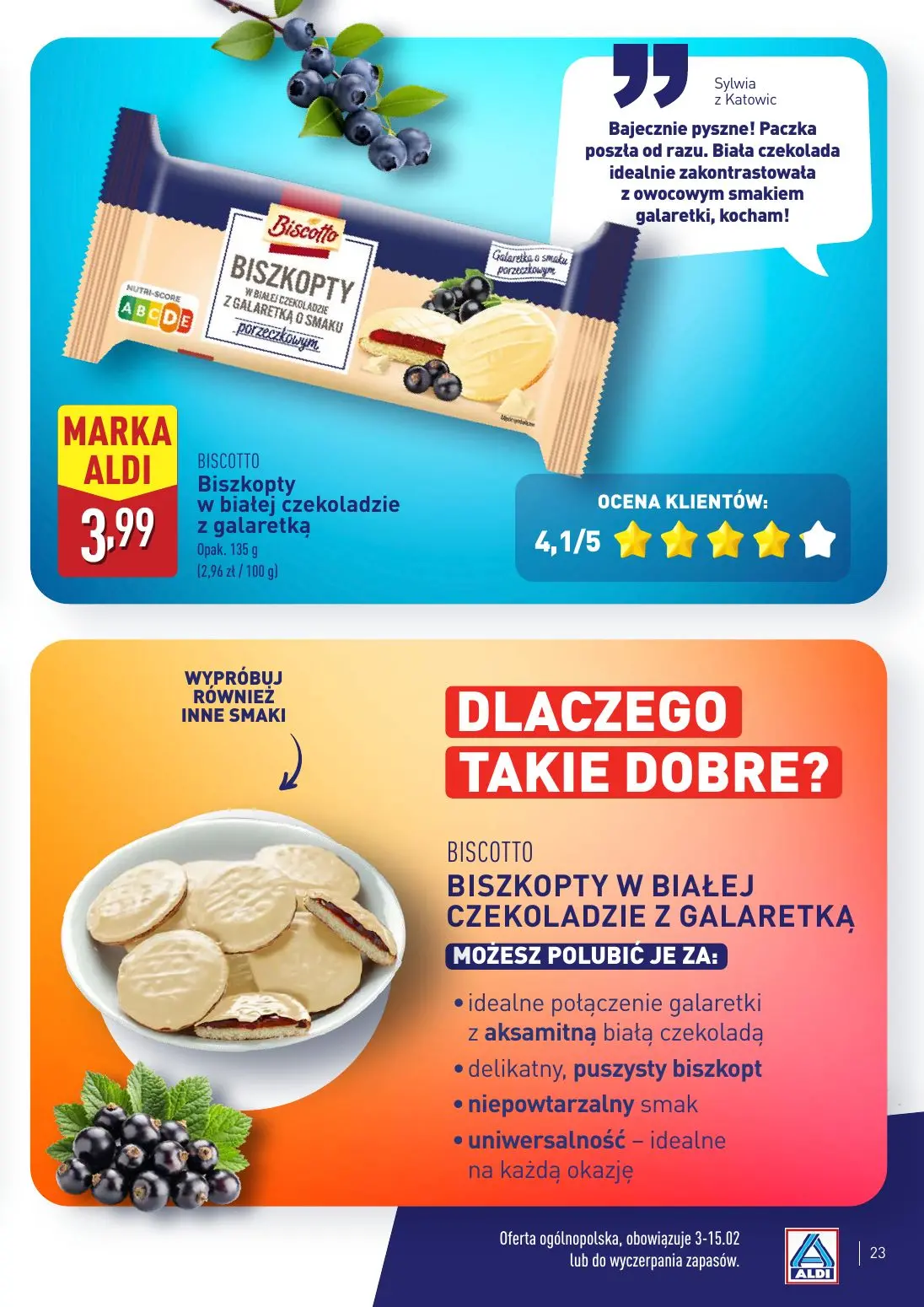 gazetka promocyjna ALDI Katalog marek własnych - Strona 23