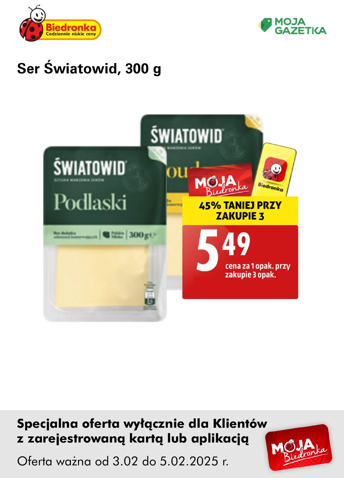 gazetka promocyjna Biedronka Oferta z kartą Moja Biedronka - Strona 2