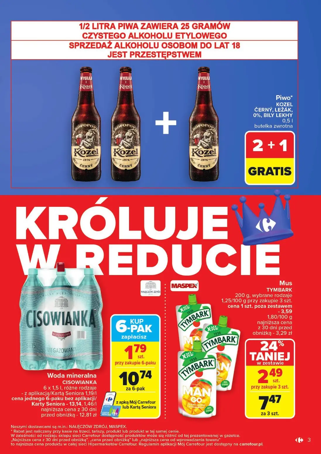 gazetka promocyjna Carrefour Carrefour króluje w reducie - Strona 3