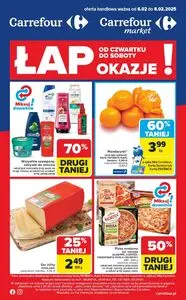 Gazetka promocyjna Carrefour Market, ważna od 2025-02-06 do 2025-02-08.