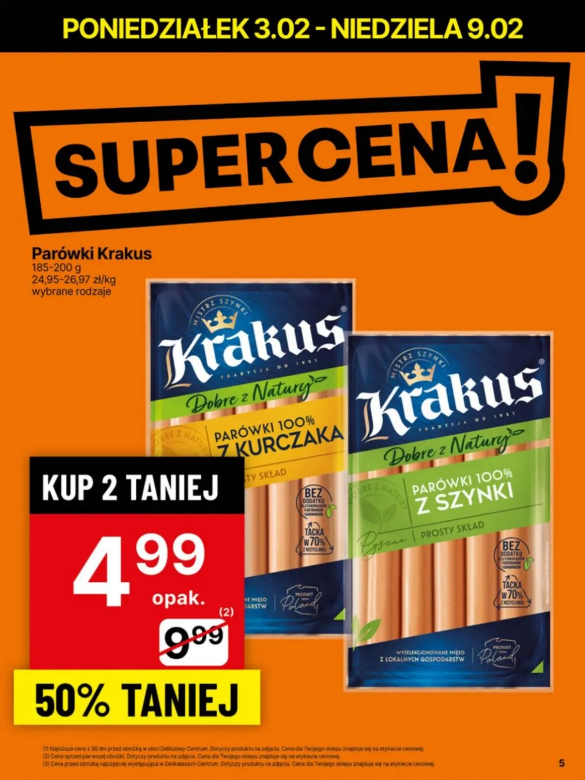 gazetka promocyjna Delikatesy Centrum Od poniedziałku - Strona 5