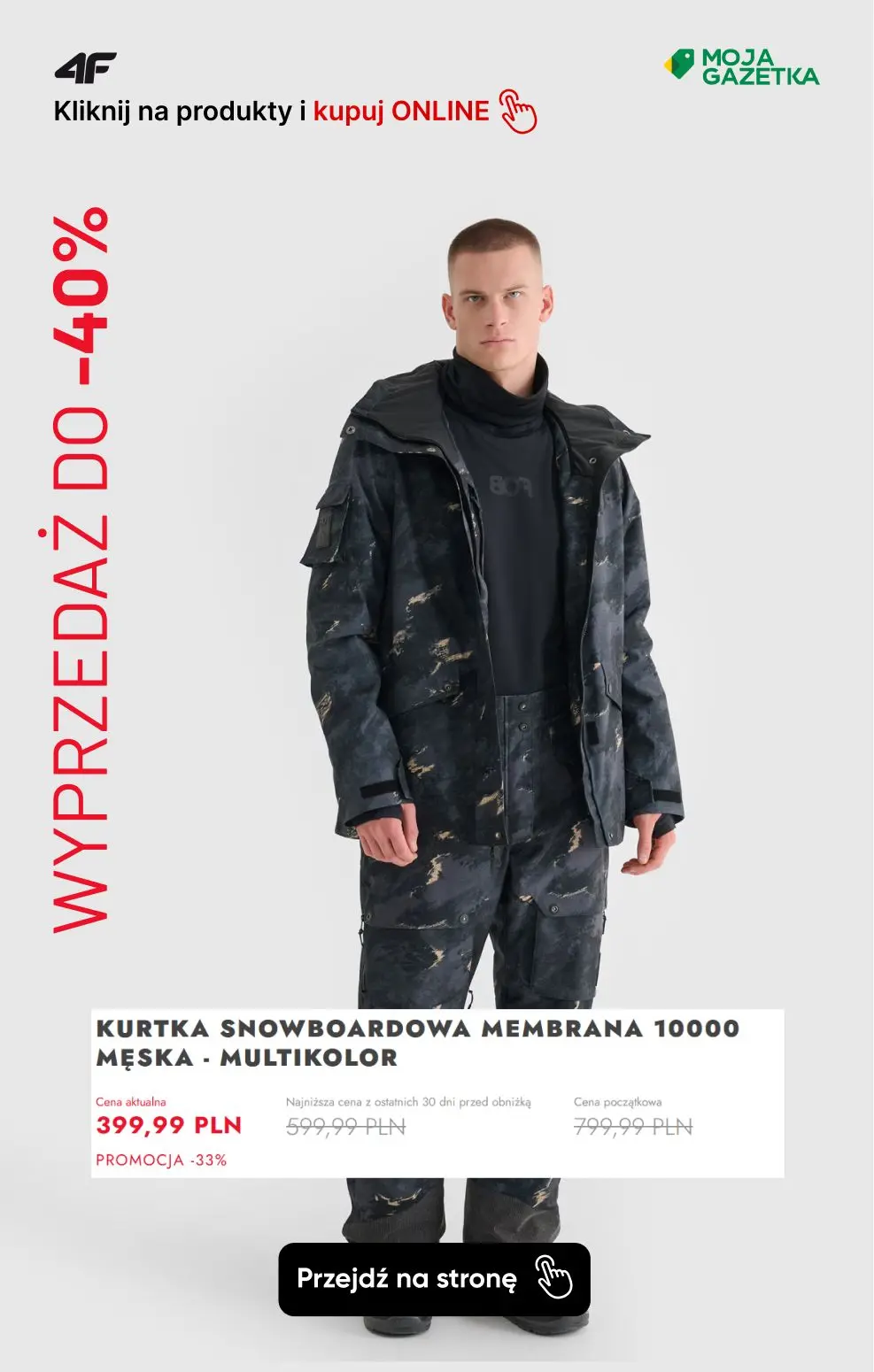 gazetka promocyjna 4F FINALNA WYPRZEDAŻ! Jeszcze więcej produktów do 40% taniej! - Strona 7