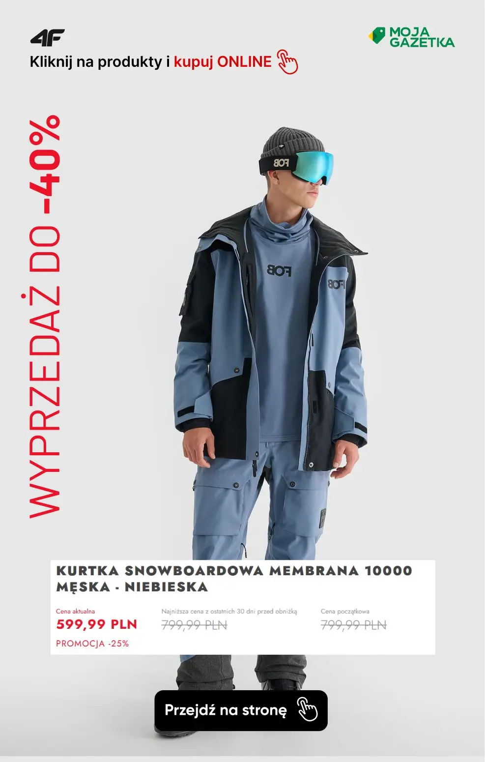 gazetka promocyjna 4F FINALNA WYPRZEDAŻ! Jeszcze więcej produktów do 40% taniej! - Strona 22