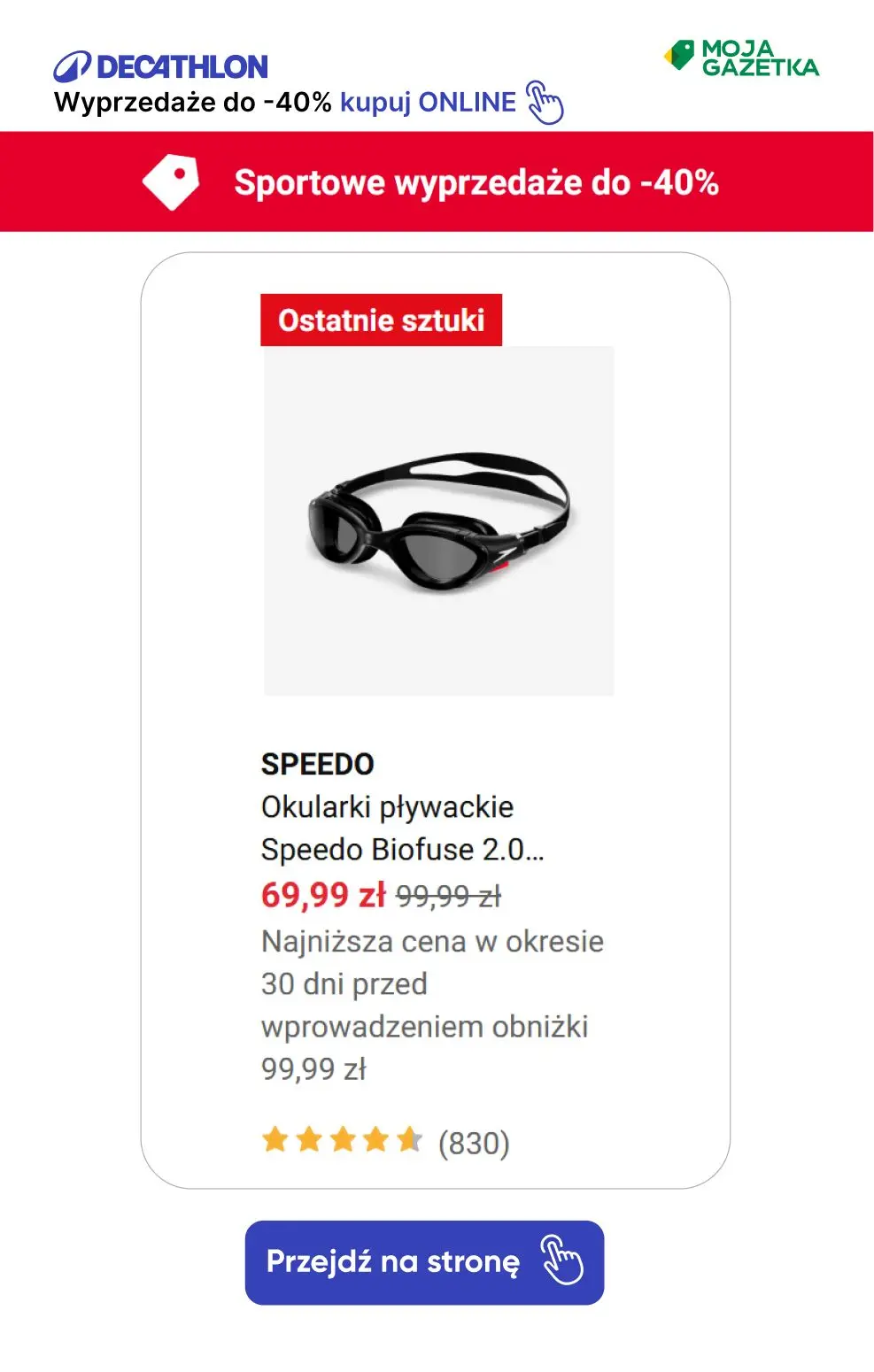 gazetka promocyjna Decathlon Sportowe wyprzedaże do -40%! - Strona 2