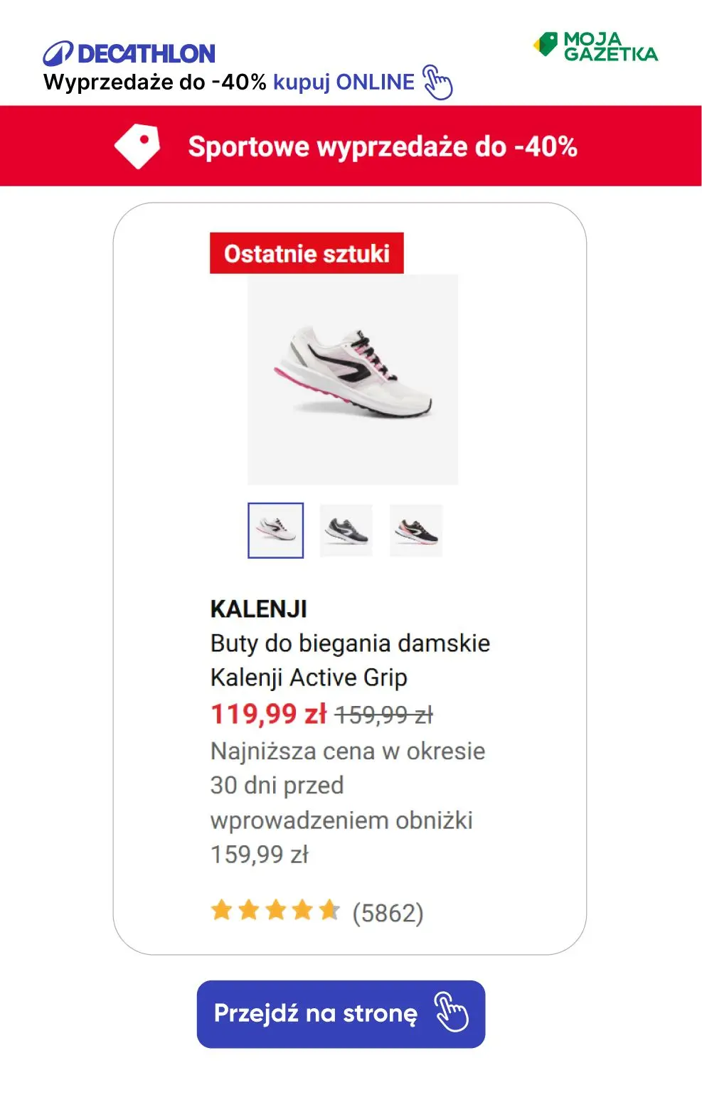 gazetka promocyjna Decathlon Sportowe wyprzedaże do -40%! - Strona 4