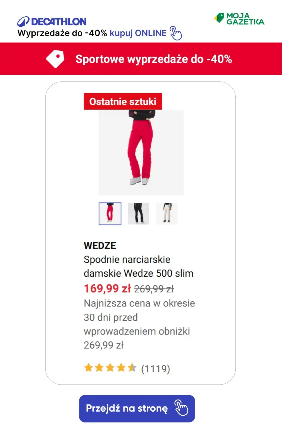 gazetka promocyjna Decathlon Sportowe wyprzedaże do -40%! - Strona 11