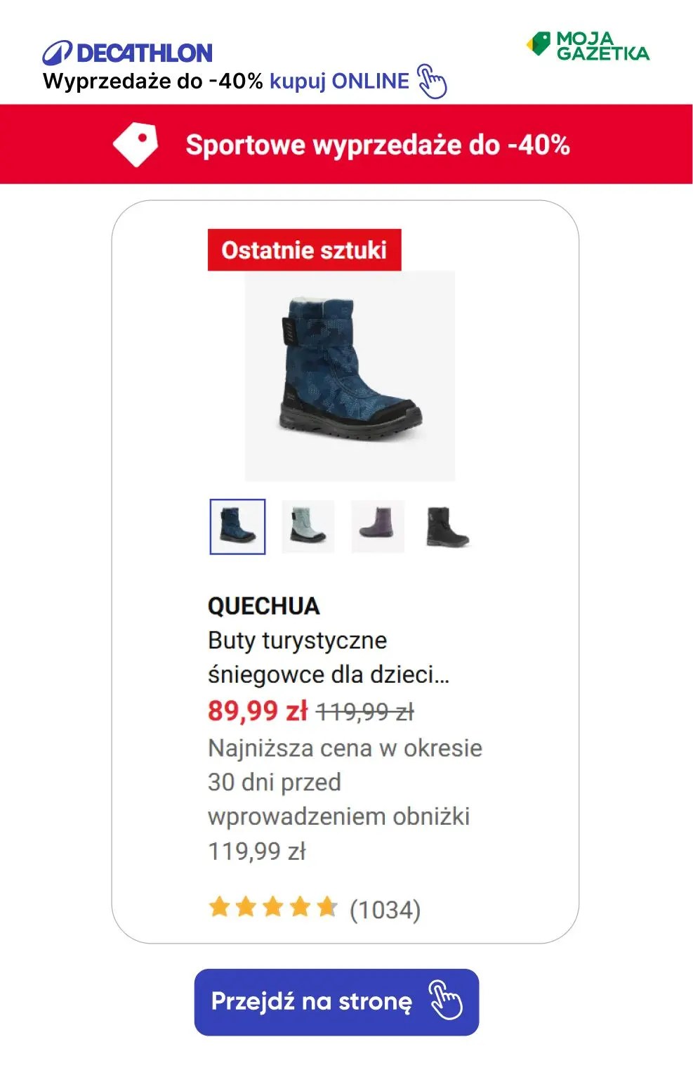 gazetka promocyjna Decathlon Sportowe wyprzedaże do -40%! - Strona 15