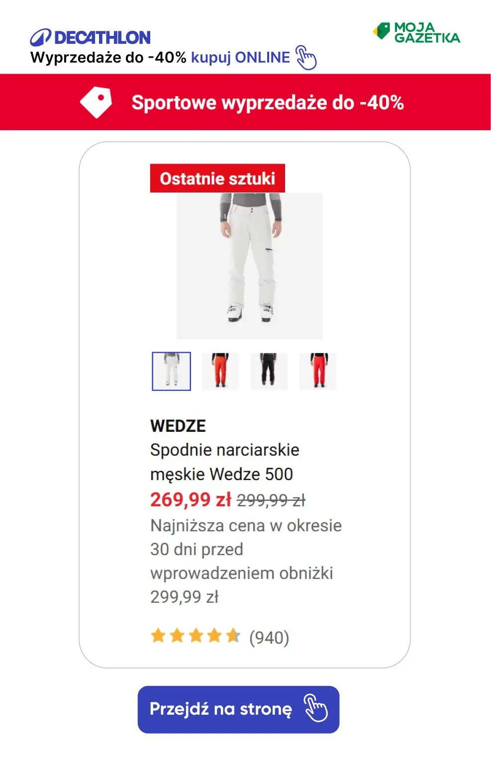 gazetka promocyjna Decathlon Sportowe wyprzedaże do -40%! - Strona 20