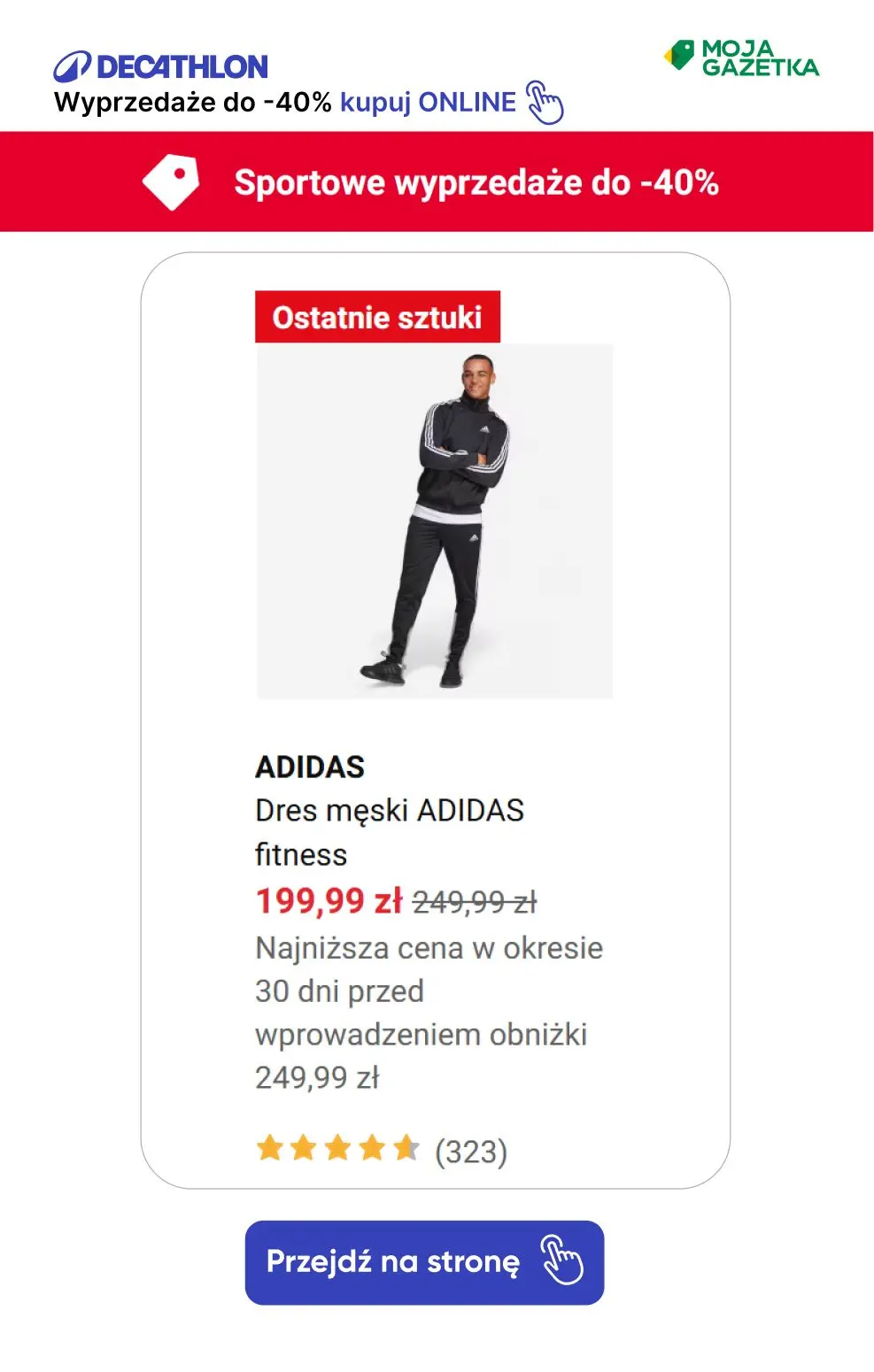 gazetka promocyjna Decathlon Sportowe wyprzedaże do -40%! - Strona 21