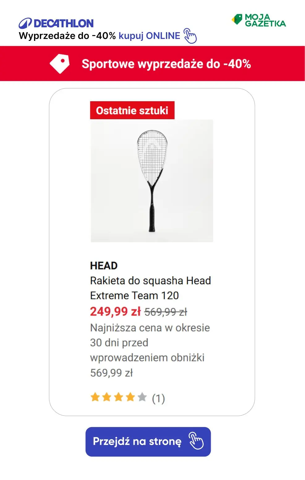 gazetka promocyjna Decathlon Sportowe wyprzedaże do -40%! - Strona 23