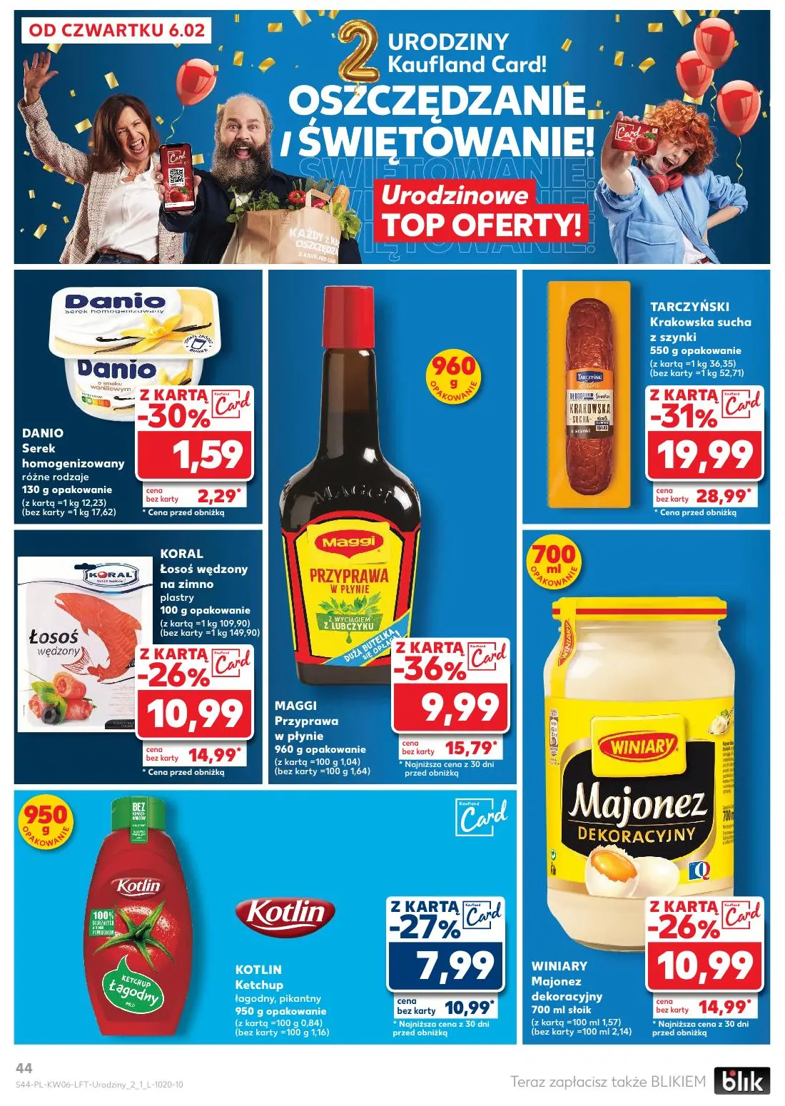 gazetka promocyjna Kaufland Urodzinowe TOP OFERTY! - Strona 44