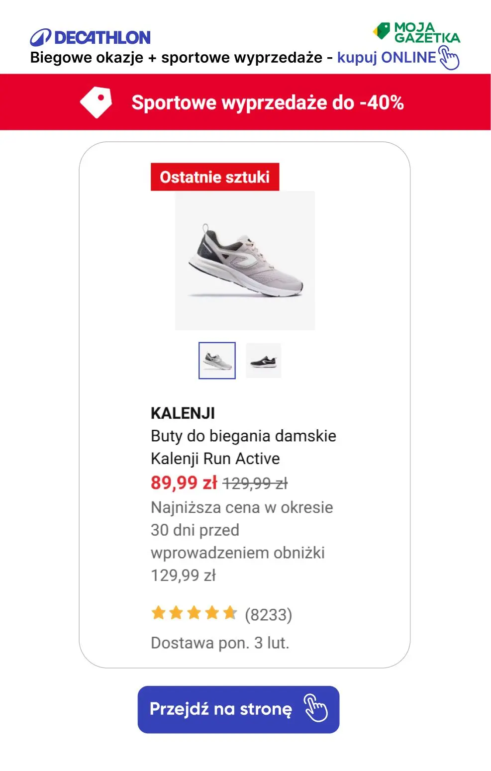 gazetka promocyjna Decathlon Biegowe okazje! skorzystaj z SUPER promocji! - Strona 3