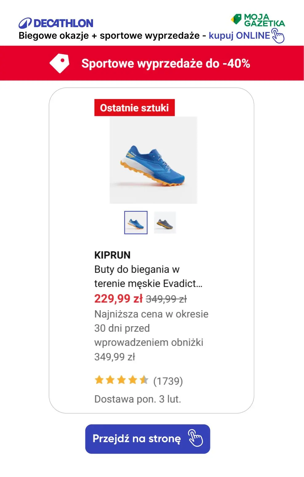 gazetka promocyjna Decathlon Biegowe okazje! skorzystaj z SUPER promocji! - Strona 5