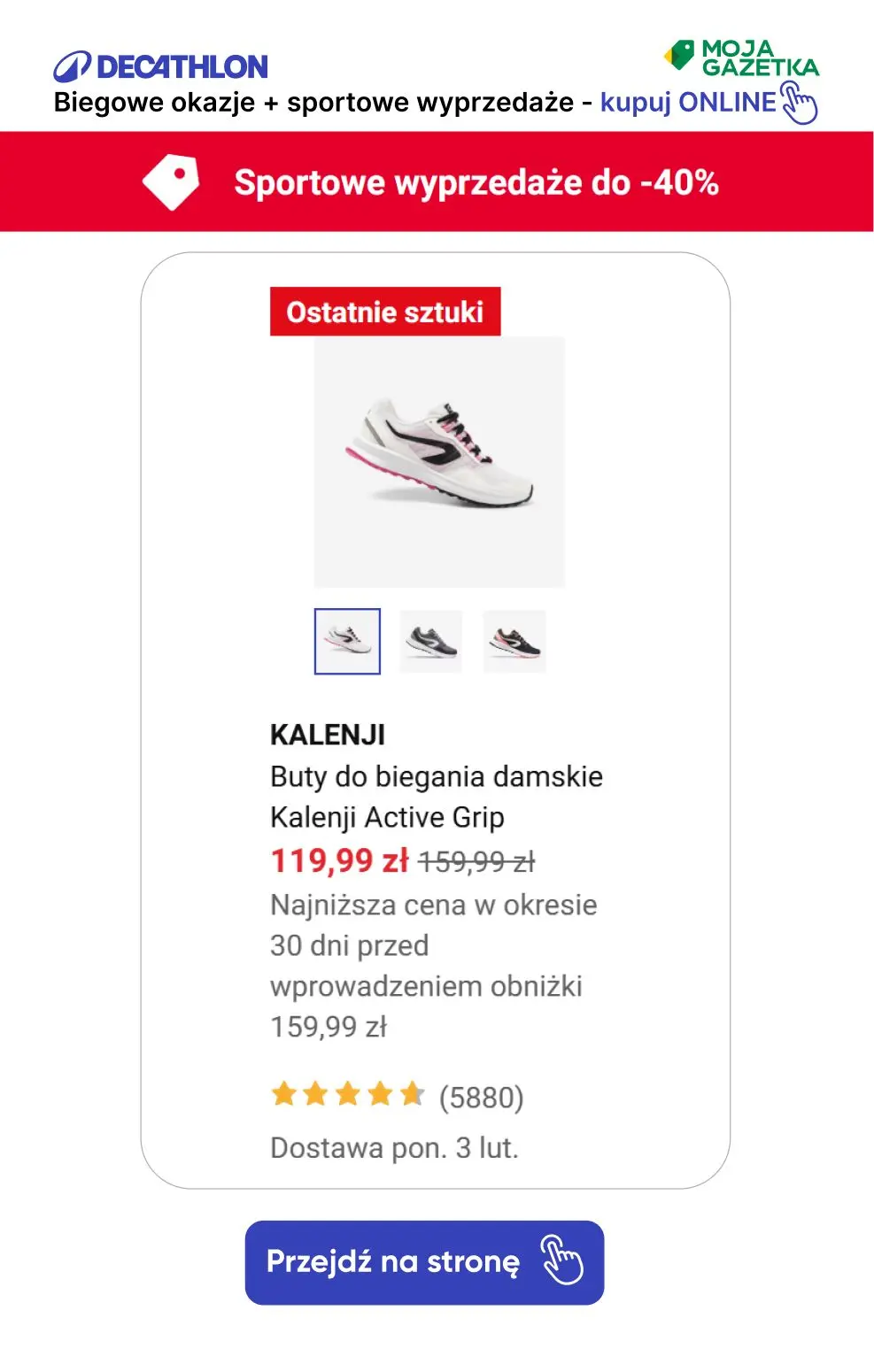 gazetka promocyjna Decathlon Biegowe okazje! skorzystaj z SUPER promocji! - Strona 9