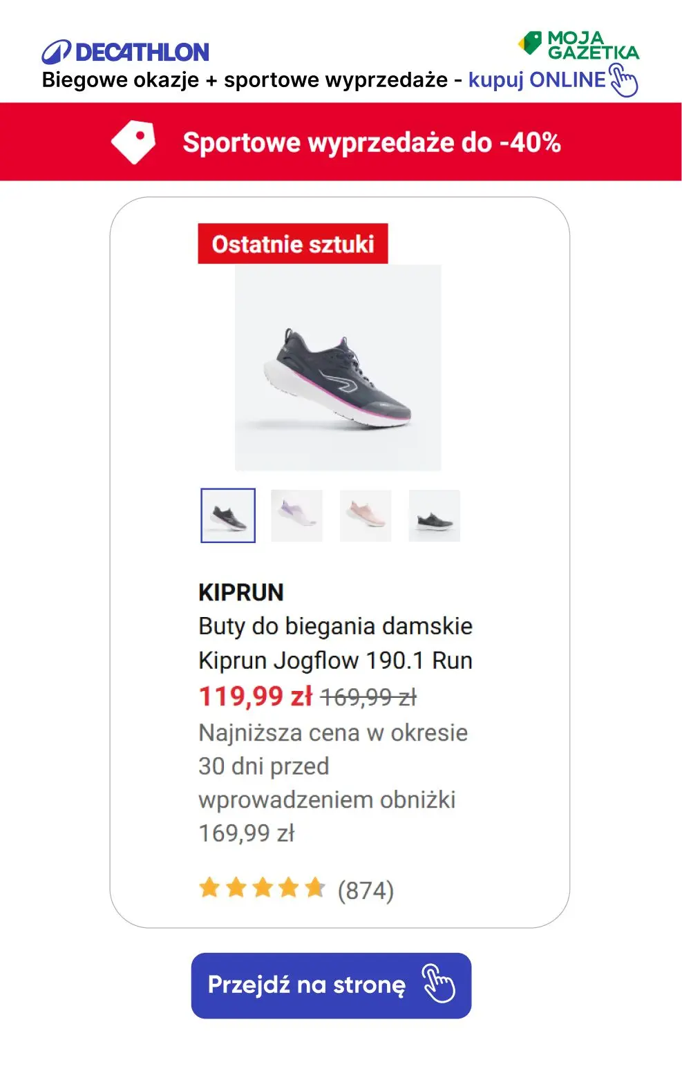 gazetka promocyjna Decathlon Biegowe okazje! skorzystaj z SUPER promocji! - Strona 12