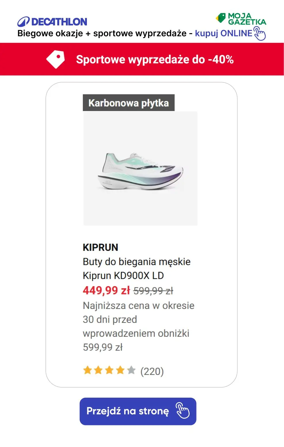 gazetka promocyjna Decathlon Biegowe okazje! skorzystaj z SUPER promocji! - Strona 15