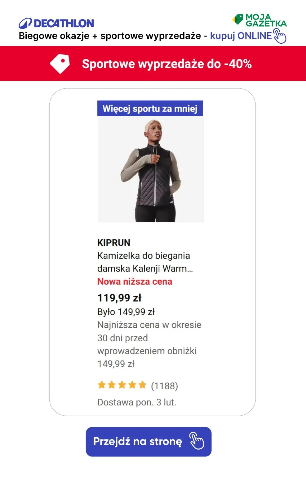 gazetka promocyjna Decathlon Biegowe okazje! skorzystaj z SUPER promocji! - Strona 17