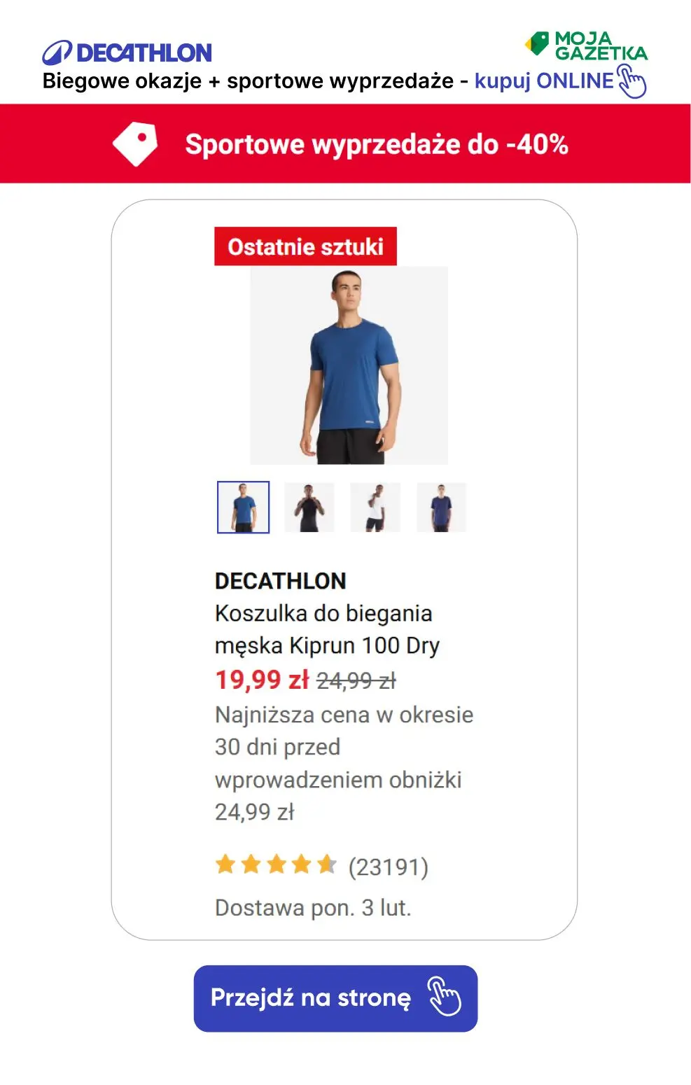 gazetka promocyjna Decathlon Biegowe okazje! skorzystaj z SUPER promocji! - Strona 22