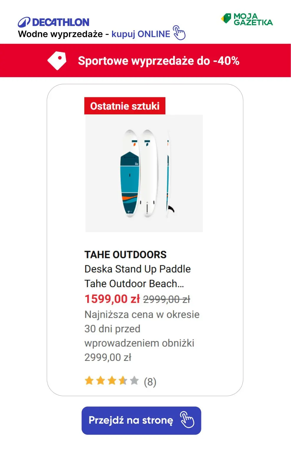 gazetka promocyjna Decathlon Wodne WYPRZEDAŻE, zanurkuj w morzu okazji!! - Strona 2