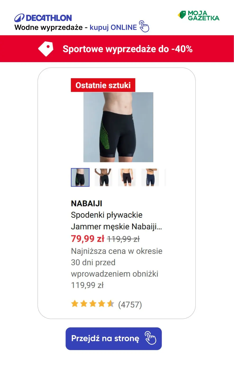 gazetka promocyjna Decathlon Wodne WYPRZEDAŻE, zanurkuj w morzu okazji!! - Strona 10