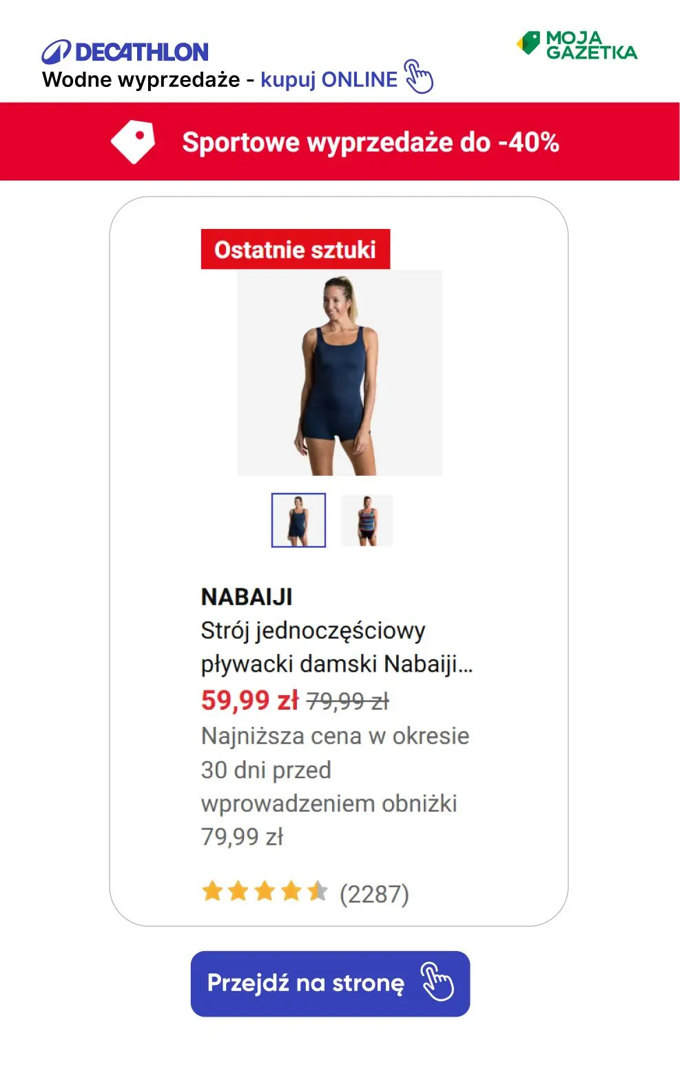 gazetka promocyjna Decathlon Wodne WYPRZEDAŻE, zanurkuj w morzu okazji!! - Strona 17