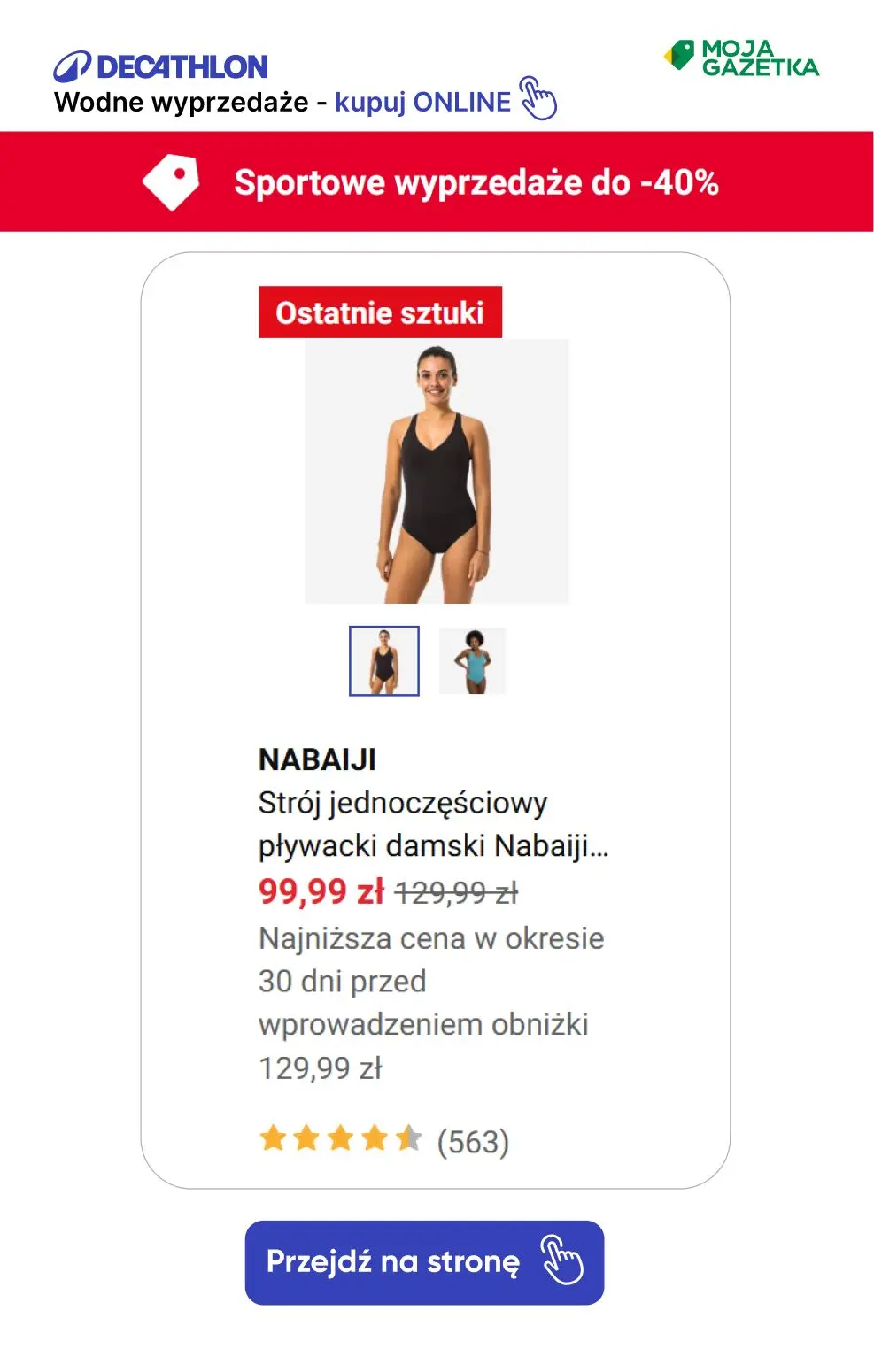 gazetka promocyjna Decathlon Wodne WYPRZEDAŻE, zanurkuj w morzu okazji!! - Strona 23