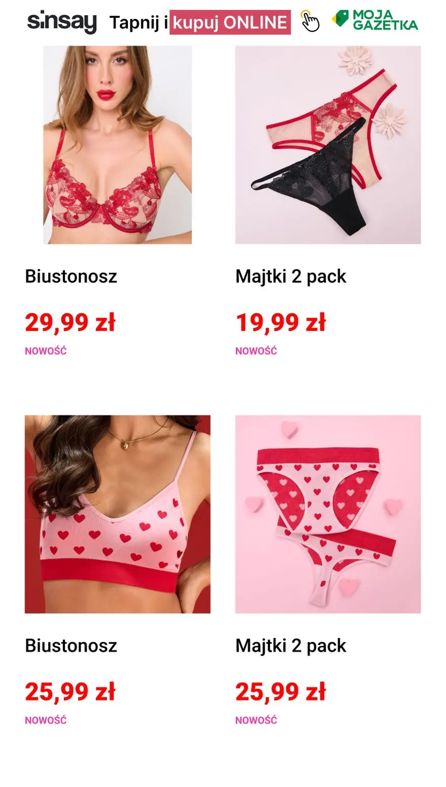 gazetka promocyjna Sinsay Daj się uwieść❤️ - Strona 2