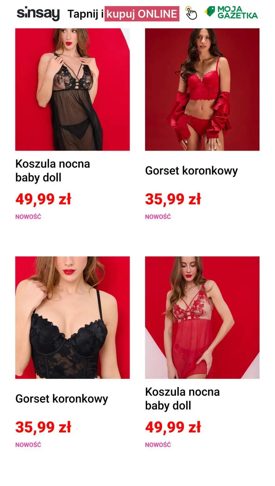 gazetka promocyjna Sinsay Daj się uwieść❤️ - Strona 5