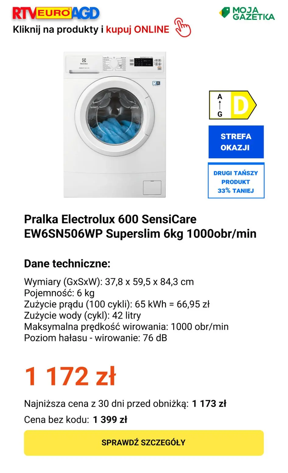 gazetka promocyjna RTV EURO AGD Drugi tańszy produkt 33% taniej  - Strona 9