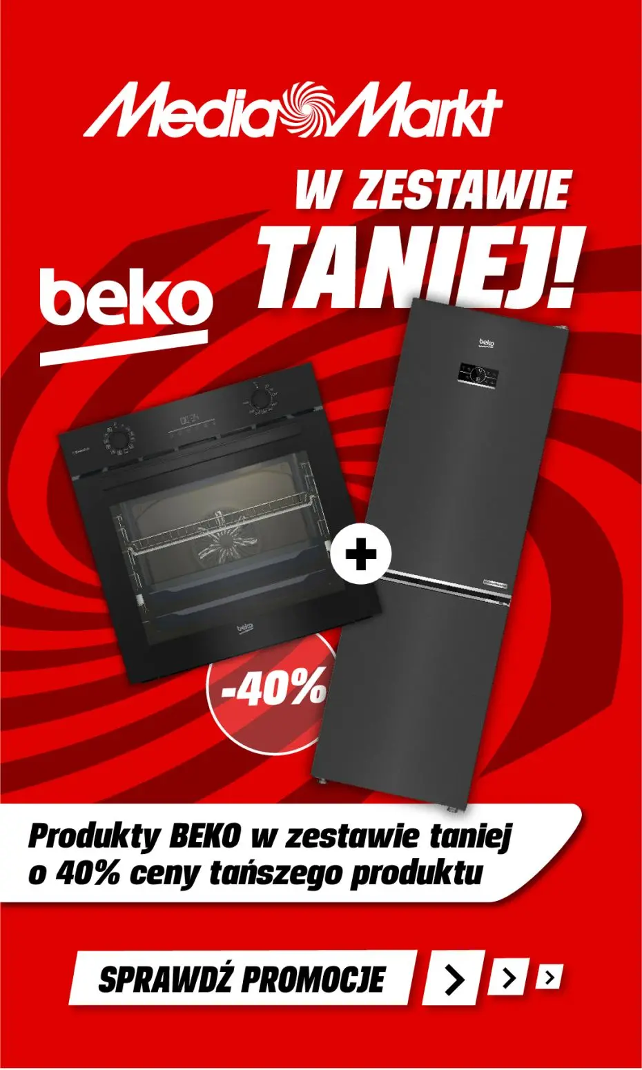 gazetka promocyjna Media Markt Beko w zestawie TANIEJ do -40%! - Strona 1