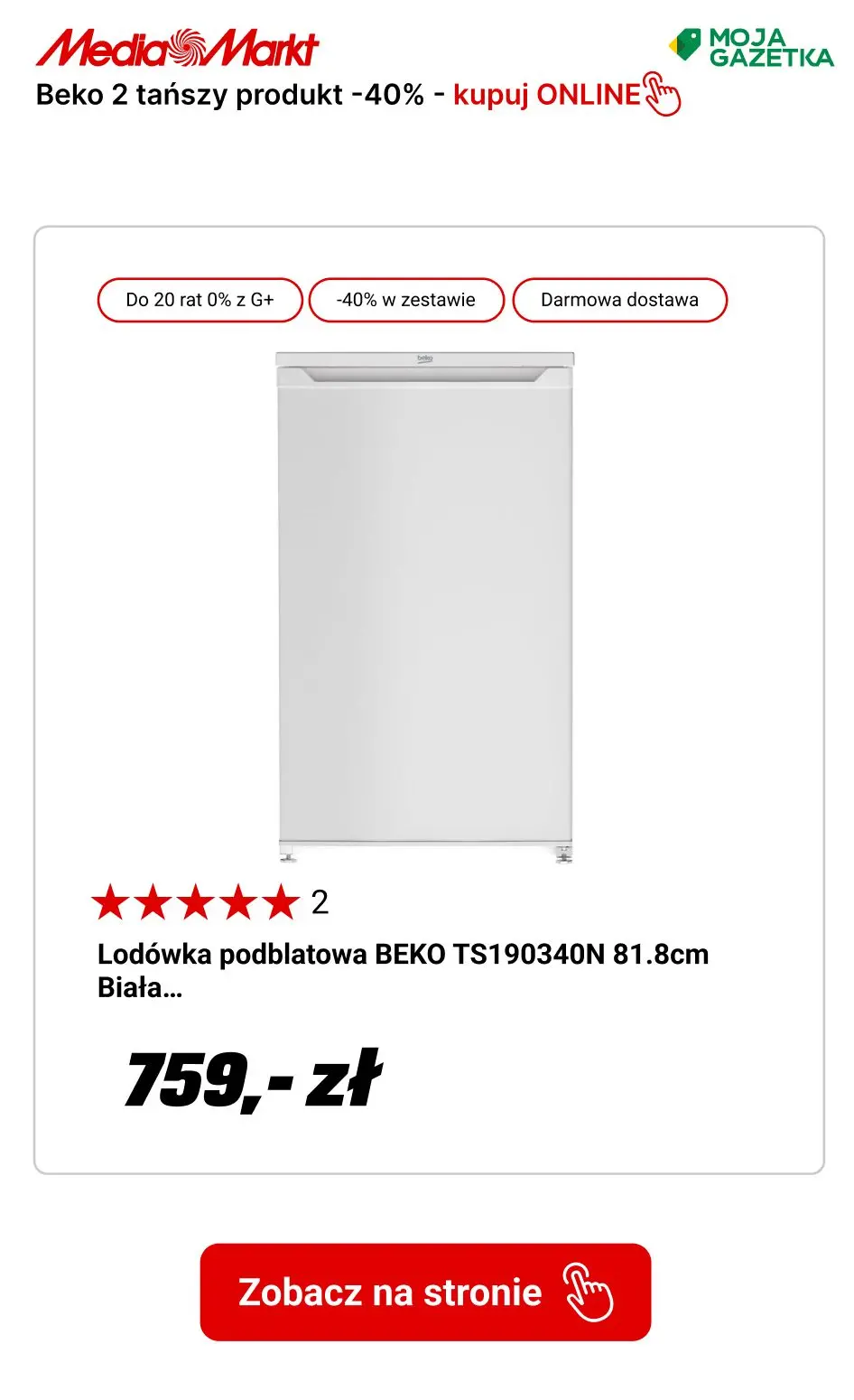 gazetka promocyjna Media Markt Beko w zestawie TANIEJ do -40%! - Strona 5