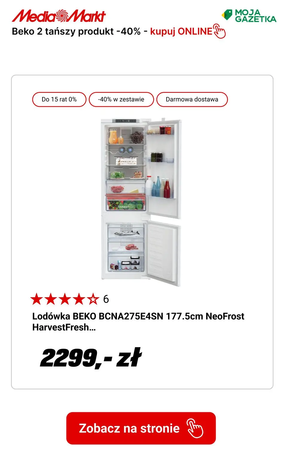 gazetka promocyjna Media Markt Beko w zestawie TANIEJ do -40%! - Strona 6