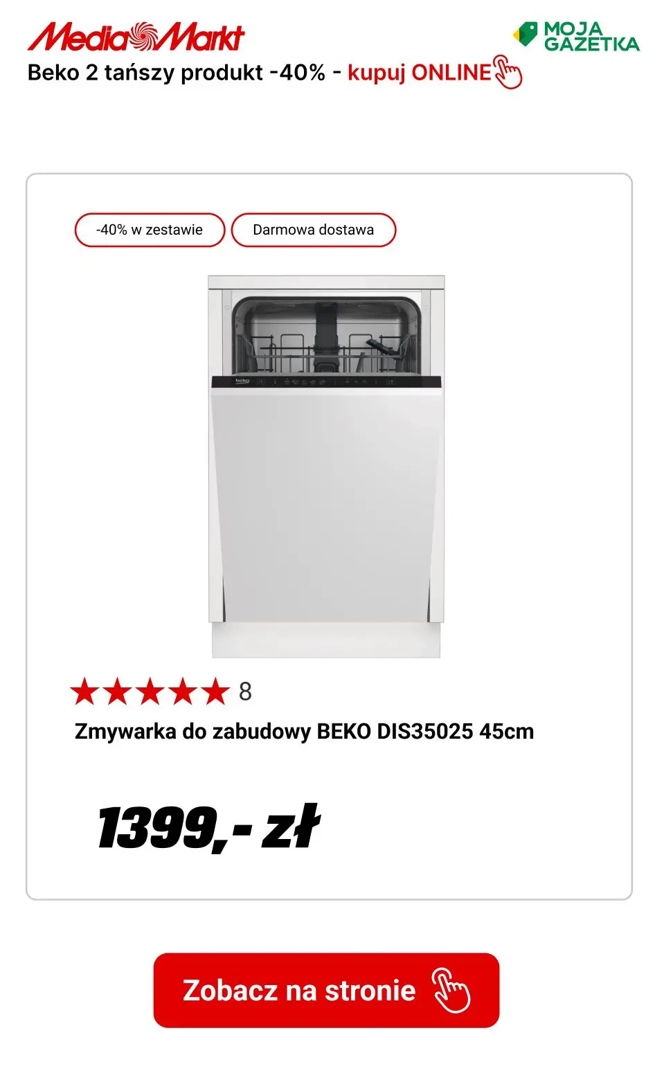 gazetka promocyjna Media Markt Beko w zestawie TANIEJ do -40%! - Strona 10