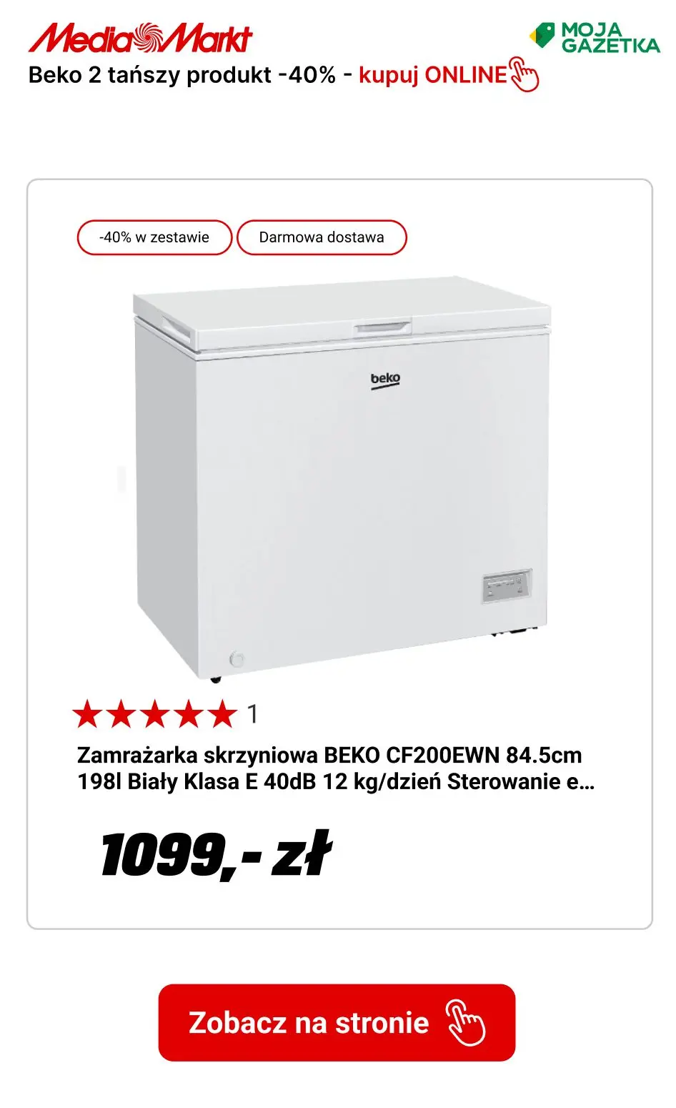 gazetka promocyjna Media Markt Beko w zestawie TANIEJ do -40%! - Strona 20