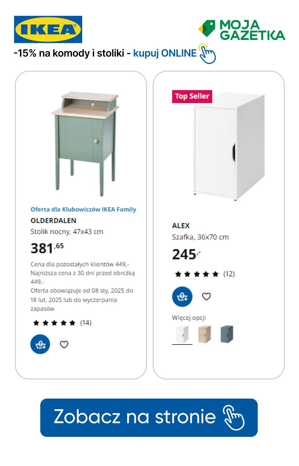 gazetka promocyjna IKEA -15% na komody i stoliki nocne dla Klubowiczów! - Strona 17