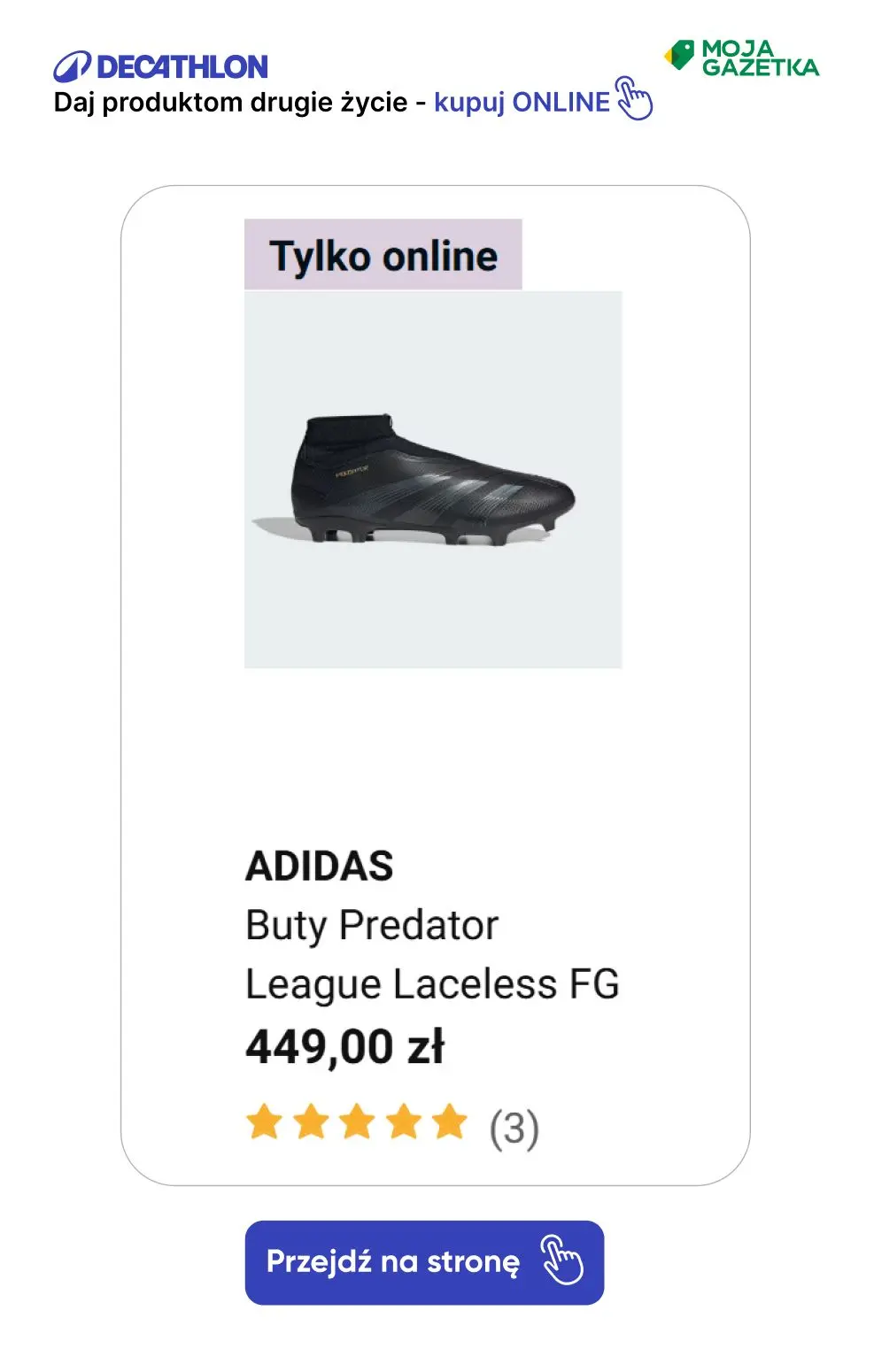 gazetka promocyjna Decathlon Adidas Predator! - Strona 3