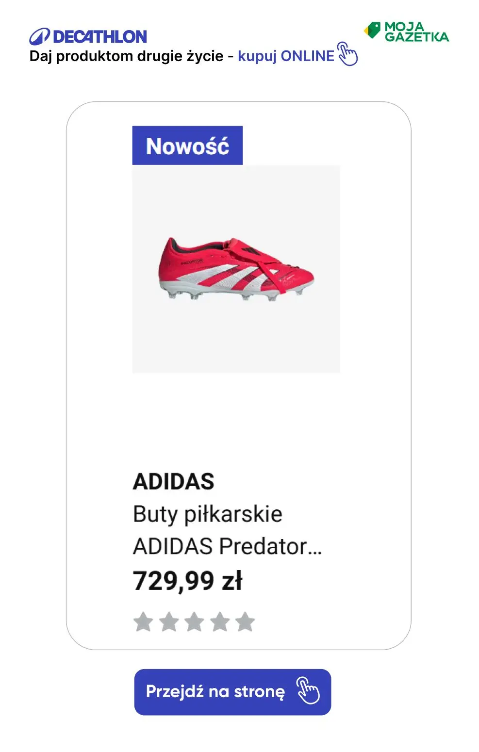 gazetka promocyjna Decathlon Adidas Predator! - Strona 7