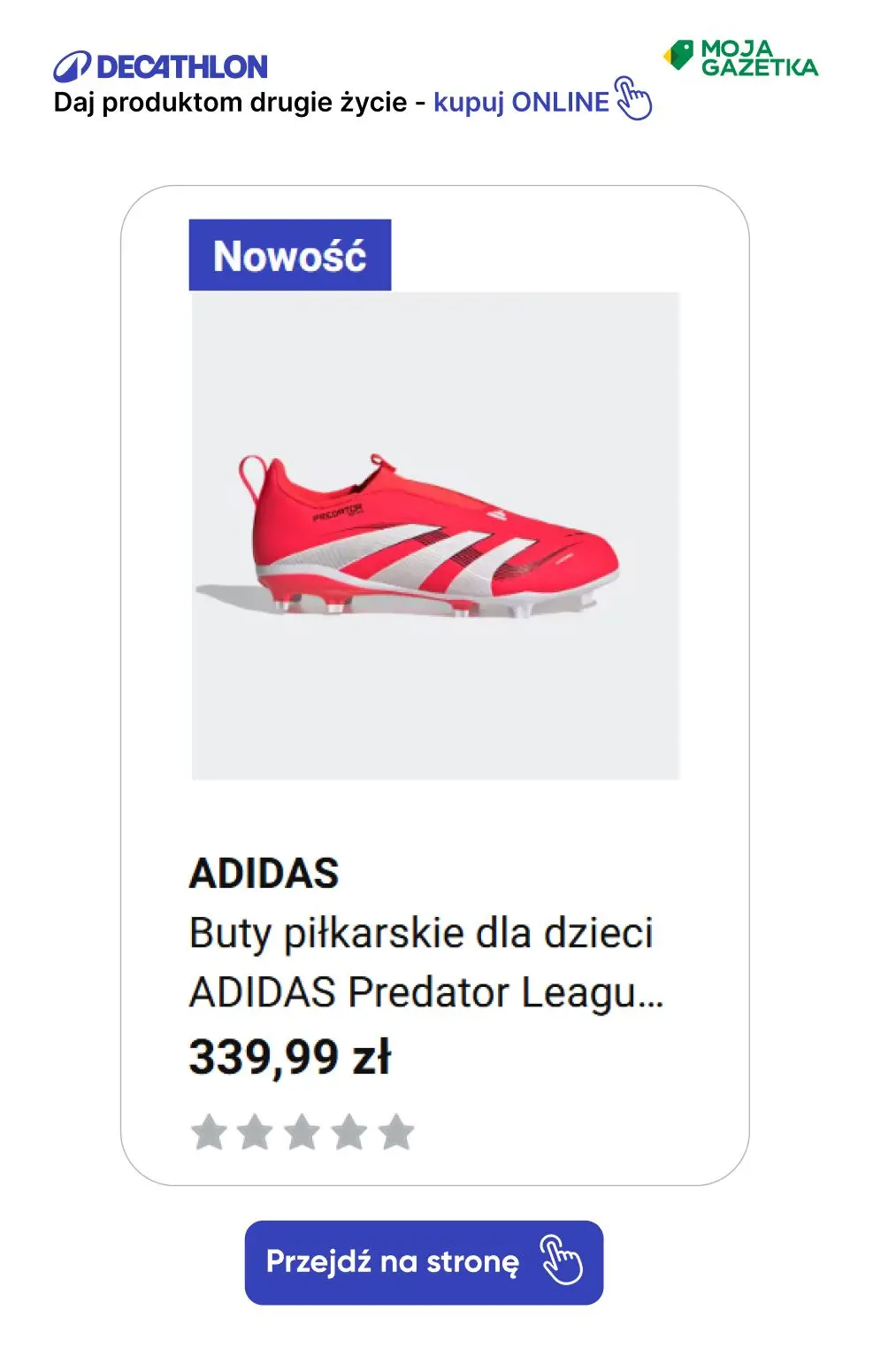 gazetka promocyjna Decathlon Adidas Predator! - Strona 13