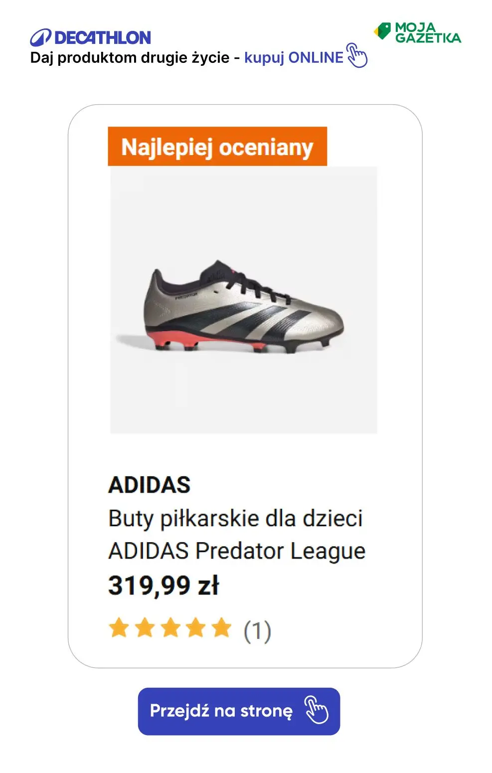 gazetka promocyjna Decathlon Adidas Predator! - Strona 14