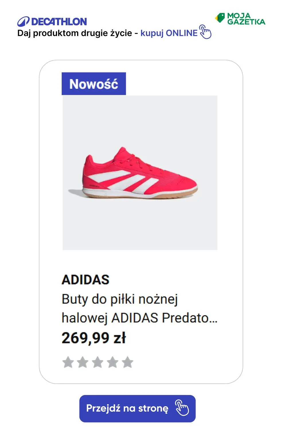 gazetka promocyjna Decathlon Adidas Predator! - Strona 15