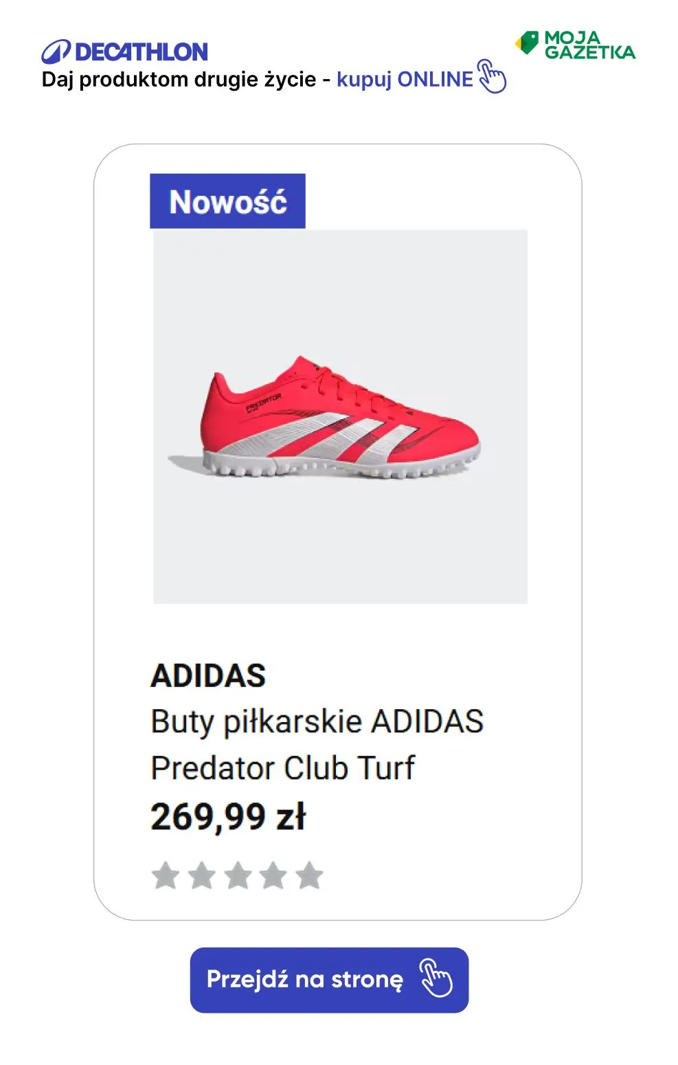 gazetka promocyjna Decathlon Adidas Predator! - Strona 16